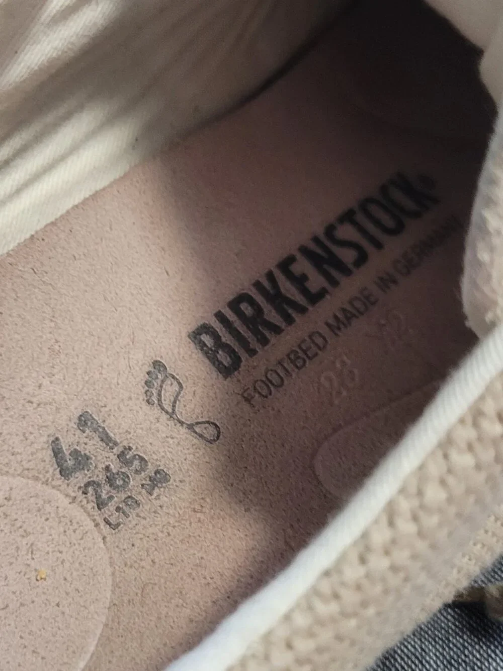 Birkenstock Beige Lace-Up Suede Sneakers